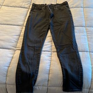 High rise skinny jeans